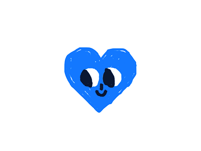 HEART DOODLE color cute doodle happy heart illustration love valentines