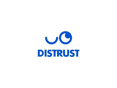 Distrust brand branding clean design distrust illustration logo logotype