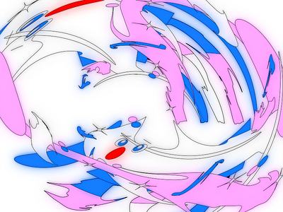 SESNULA abstract art clean color cosmic cute fantasy illustration kikillo kikillo club shapes