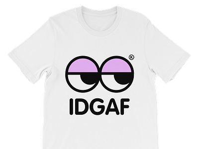 IDGAF® T-Shirt apparel clean color cute etsy fashion illustration kawaii kikillo streetwear