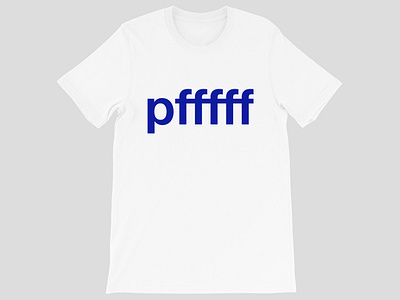 pfffff® T-Shirt apparel clean clothing goods minimal t shirt t shirt tshirt