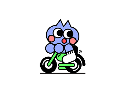 MOTO TRIP character design clean color cute character illustration kawaii kids kikillo streetwear