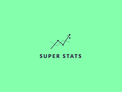 Super Stats design economy graphic illustration logo stat stats super
