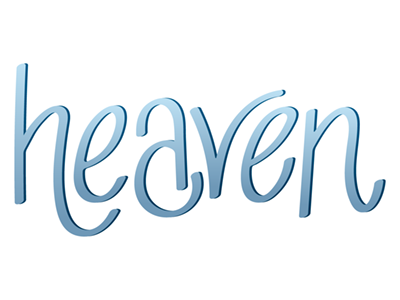 Heaven digital handlettering illustrator lettering photoshop sketch type