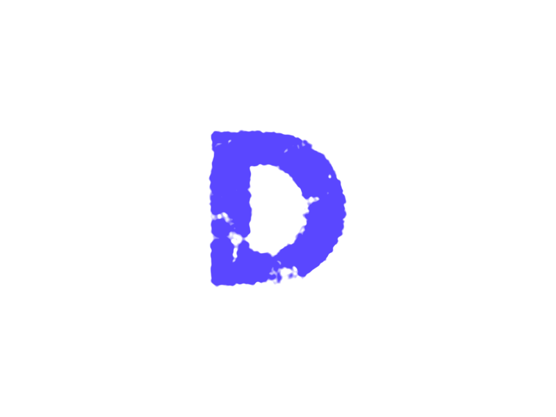 ( D ) after animation effect letters