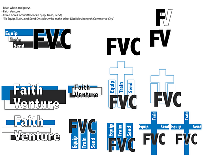 Faith Venture Church Ideation 1 app branding design icon illustration logo typography vector
