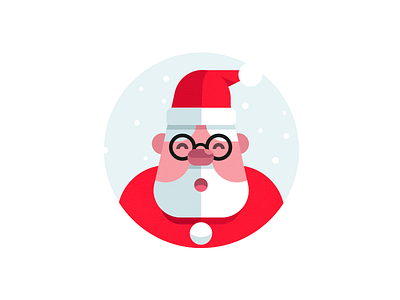 Ho, Ho, Ho! christmas claus icon santa snow