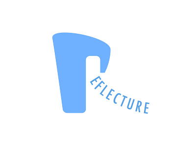 Reflecture Logo blue lecture logo mirror r