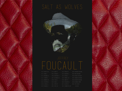 Jeffrey Foucault Tour Poster jeffreyfoucault saltaswolves