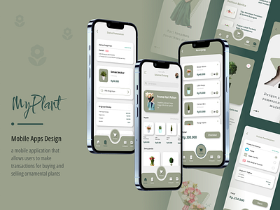 Plant Marketplace Apps app design marketplace mobile app plant ui ux