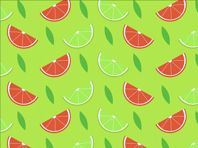 A citrus seamless pattern