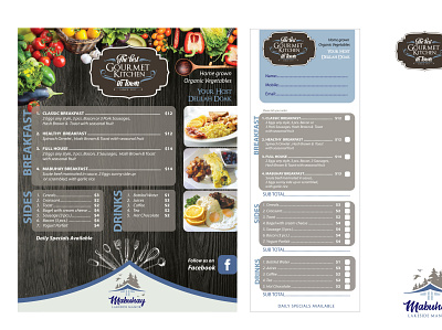 Menu Design: Mabuhay branding design