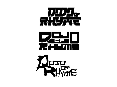 Dojo of Rhyme logo designs