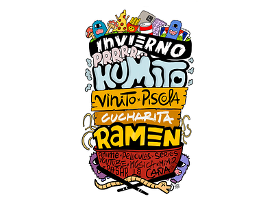 Invierno/Winter - Chile branding design graphic design illustration ilustration lettering logo typography