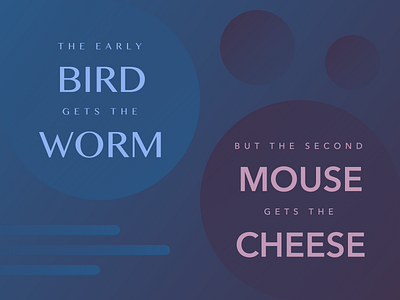 Birds vs. Mice