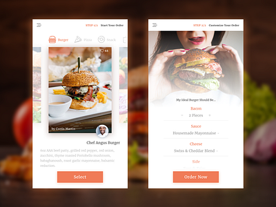 fastfood order app.