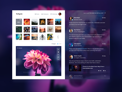 2 Invites + Instagram concept redesign