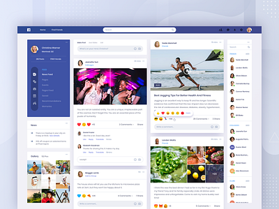 Social Feed Designs Themes Templates And Downloadable Graphic Elements On Dribbble