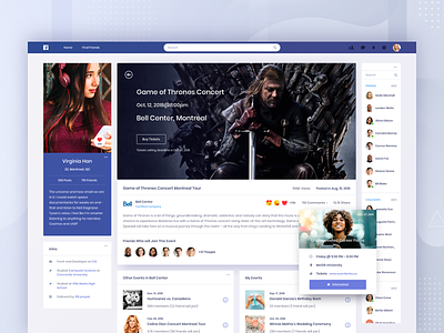 Facebook Concept - Event