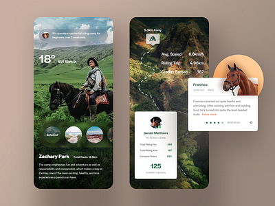 Riding club app.