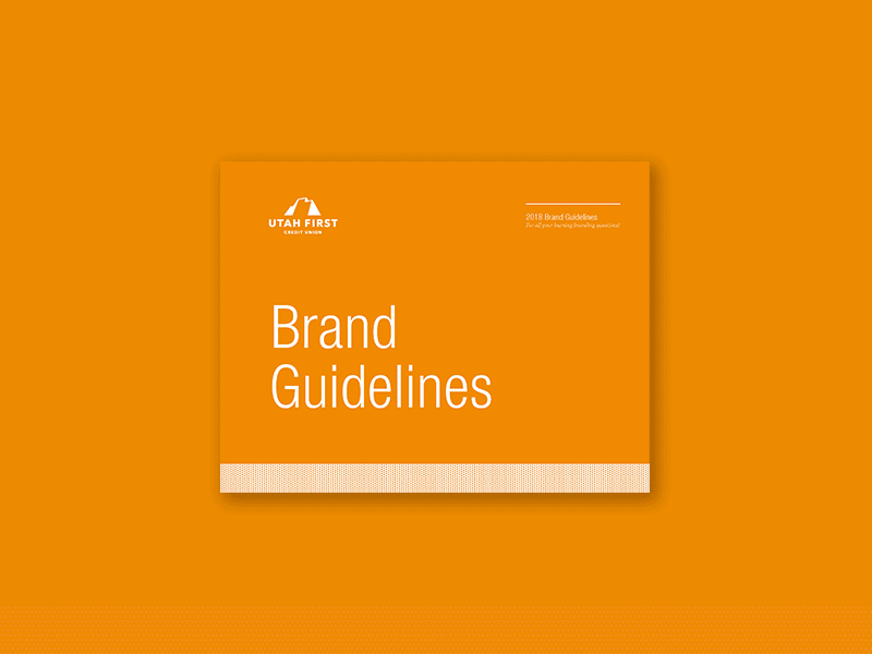 Utah First Brand Guidelines brand guidelines branding credit union mountain salt lake utah