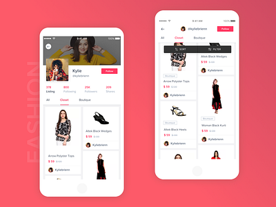 Fashion App app bespoke clothing fashion