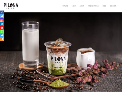Pilona Coffee blog coffee coffee shop design pilona pilona coffee web web design web development website