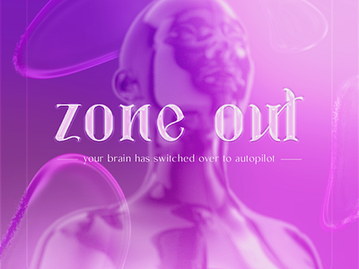 Chrome and liquid effect - Zone out