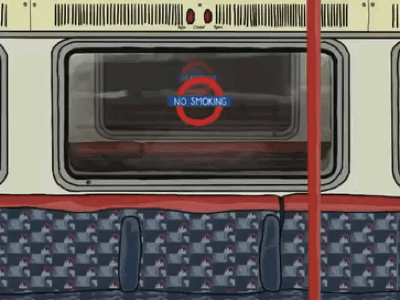 Bakerloo Line illustration london process video procreate time lapse train underground urban sketching