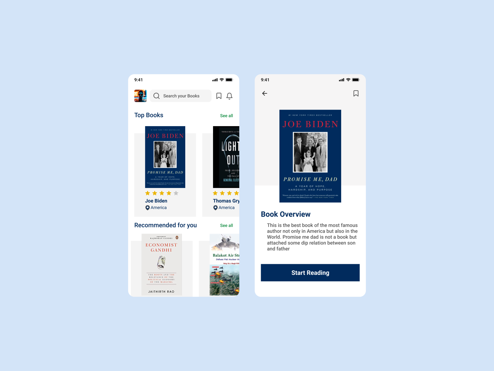 Book Reading Mobile App by Prakash Kumar Majhi on Dribbble