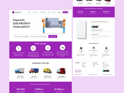 Paperloft:- Furniture Landing Page