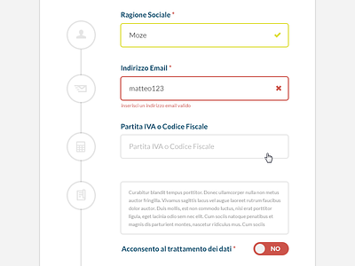 Simple registration form design field form icon input interface register ui