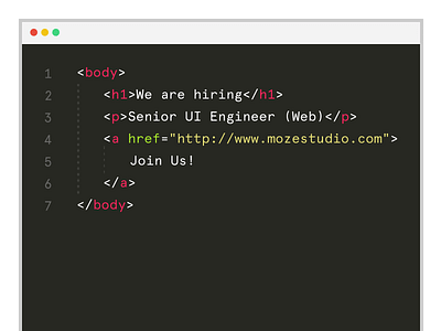 Moze is hiring browser developer engineer frontend hiring html job join moze terminal ui web