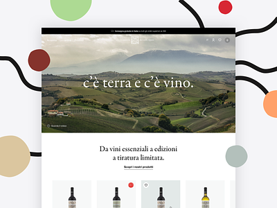 Cantina dei Colli Ripani branding layout ui website