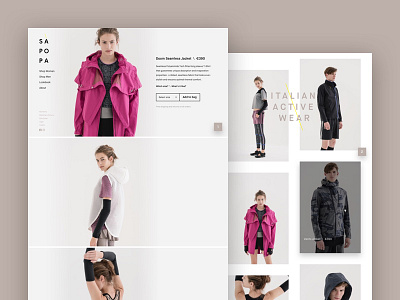 Sàpopa ecommerce fashion layout shop