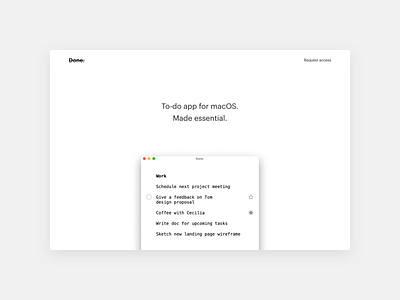 To-do app for macOS. Made essential.