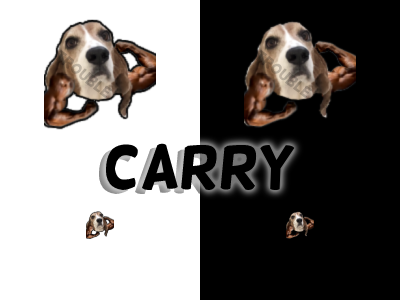 Twitch Emote - Carry arms art branding carry design dog dog emote emote fiverr global emote graphic design muscles photoshop realistic realistic emote strong twitch twitch emote twitch emotes twitch streamer