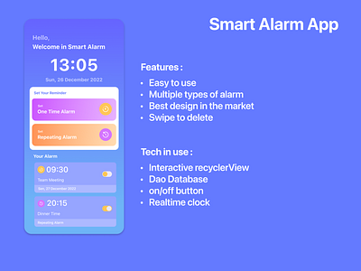 Smart Alarm App (mager edition)