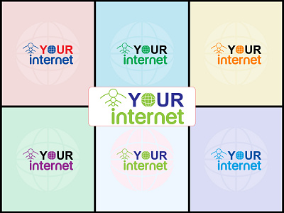 Your Internet illustrator internet logo rabiul hawlader wifi your internet