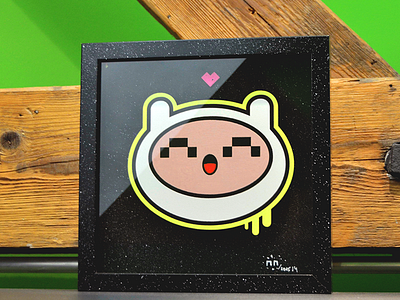 Artwork - Adventure Time Finn the HUMAN adventure time artwork canvas paint