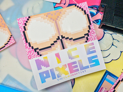 NICE PIXELS - BOOTY EDITION sticker