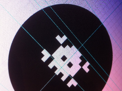 Stickerheld - the pixel skull decal for macbook