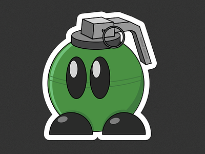 Tactical Bob-Omb - Sticker bobomb decal sticker tactical