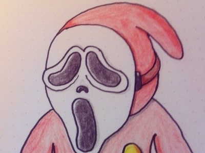 Notepad - Sketch - scream shy guy