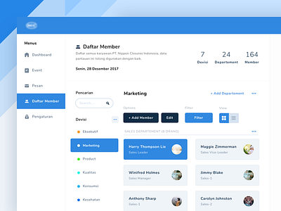 Dashboard Member Page | Explore Idea