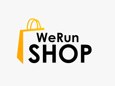 We Run Shop Logo combination mark dribble farhan. graphic design illustration logo vector