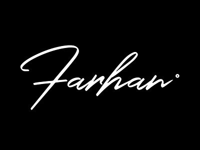 Signature Logo Design design dribble farhan. graphic design logo signature signature logo design