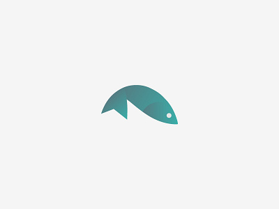 Fish animal branding fish flat icon illustration logo logotype minimal shark