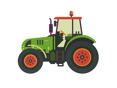 Tractor illustration tractor