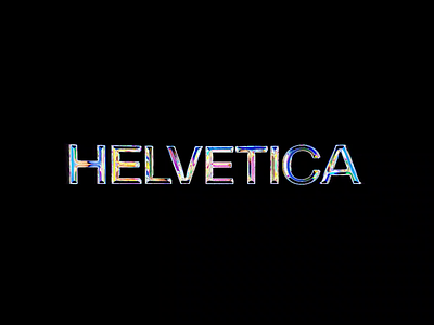 Helvetica o'Clock ⭕ animation animations helvetica helveticaanimation type typeanimation typography